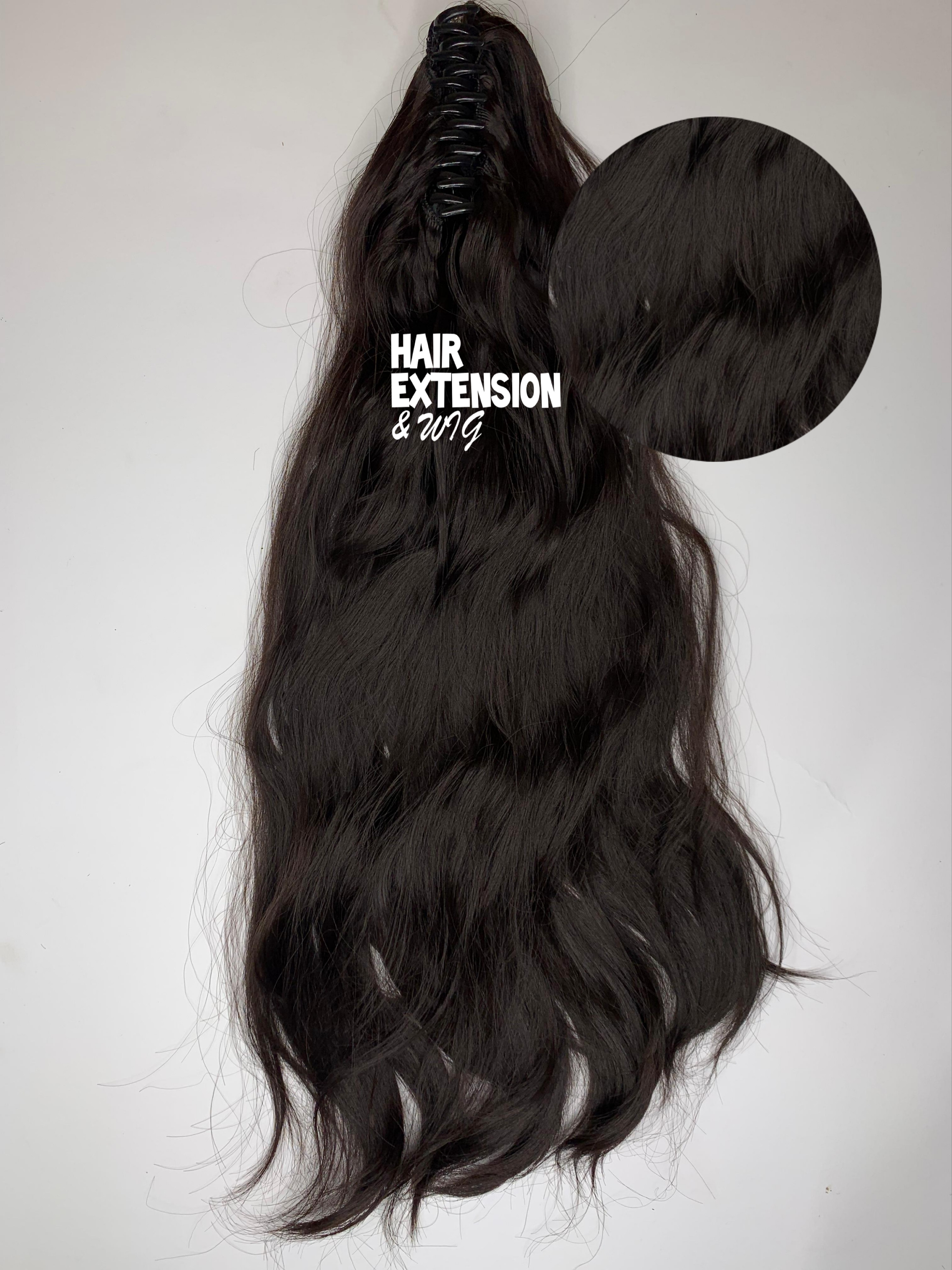 Body Wavy 140G 28" dark brown  (6) ponytail product-image