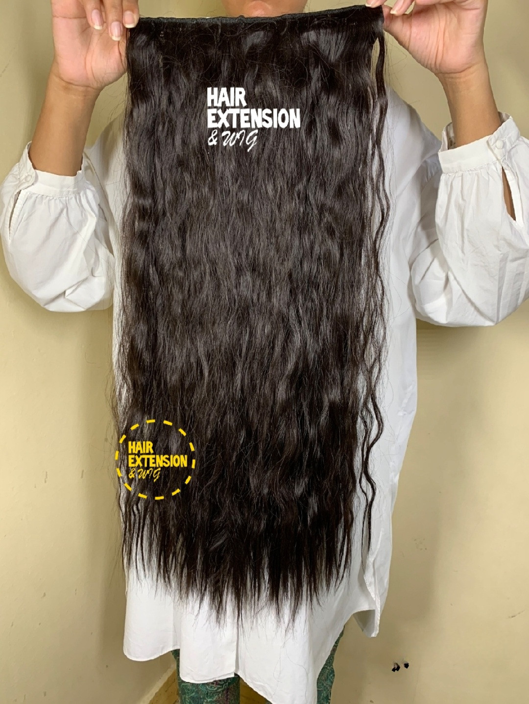 Curly 170G 26" medium black (4) HAIR EXTENSIONS product-image