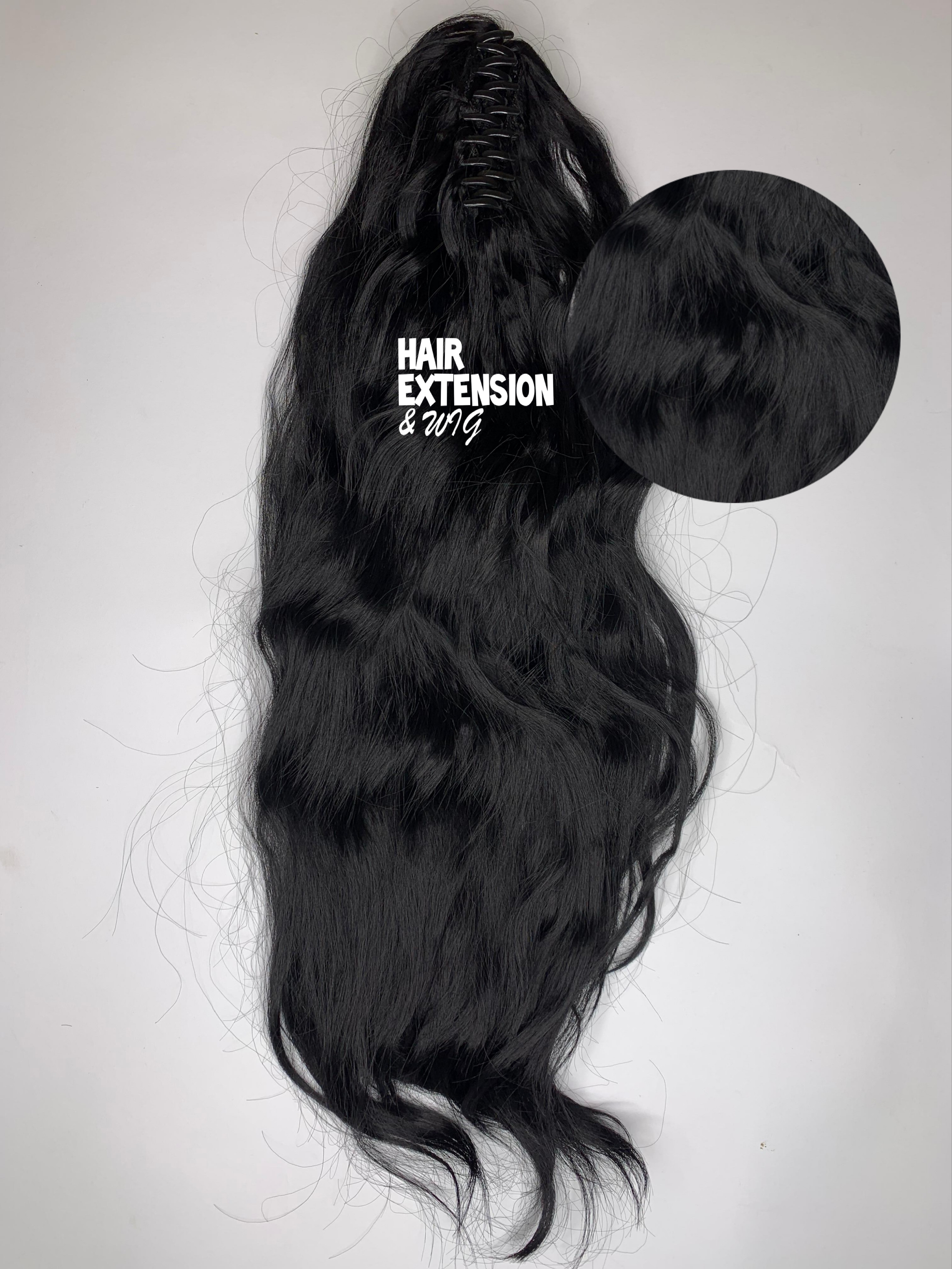 Body Wavy 140G 28" natural black (2) ponytail product-image