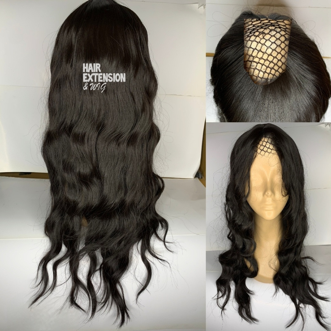 Wavy 230gm "28 inch" medium balck (sht4) U_Part_Wig product-image