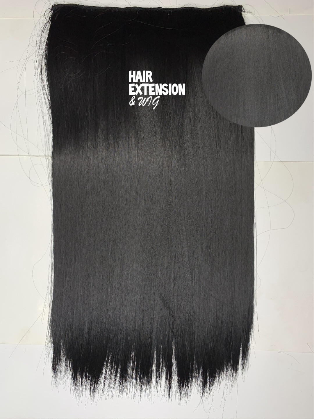 Straight 130G 16" natural black (2) HAIR EXTENSIONS product-image