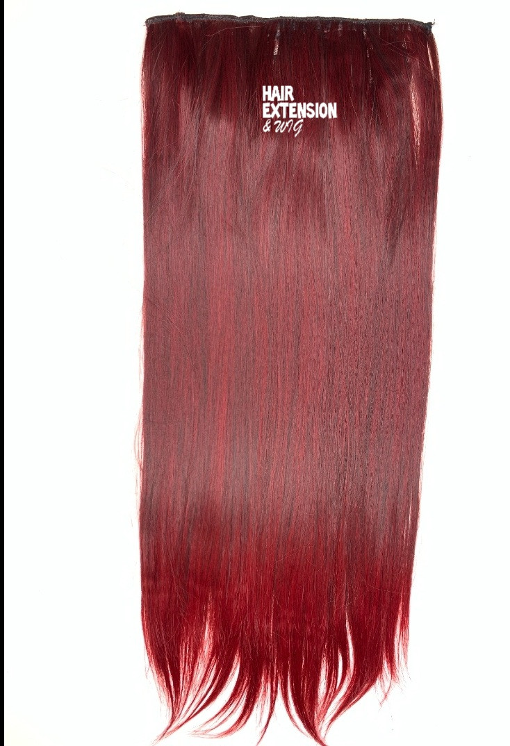 Straight 170gm "28 inch" Fiery red colour (ht15) HAIR EXTENSIONS product-image